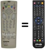 Comandos à distância equivalente Pathé Marconi DTH 210