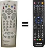Comandos à distância equivalente Hifivox DTH 6000