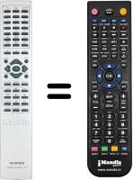 Comandos à distância equivalente Medion MD 7456