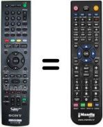 Comandos à distância equivalente Sony RDR-HXD 995