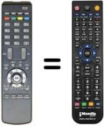 Comandos à distância equivalente Vestel S 8280 SD