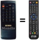 Comandos à distância equivalente Kathrein UFD 85