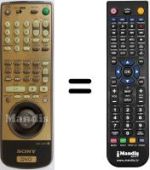 Comandos à distância equivalente Sony DVP-S 7770