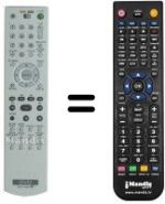 Comandos à distância equivalente Sony DVP-NS 92 V