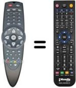Comandos à distância equivalente COBRA TF 5400 PVR