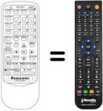 Comandos à distância equivalente Panasonic DVD A 100