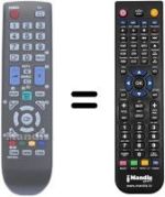 Comandos à distância equivalente Samsung BN59-00888A