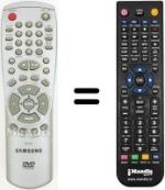 Comandos à distância equivalente Samsung WS28W6VNG8X/XEF