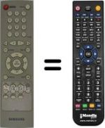 Comandos à distância equivalente Samsung TX14P1