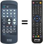 Comandos à distância equivalente Orion 076L078090