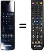 Comandos à distância equivalente Technisat ST3002S (ver. 1)