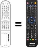 Comandos à distância equivalente LG 105-224V