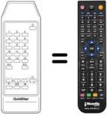 Comandos à distância equivalente LG 105-520H