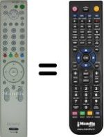Comandos à distância equivalente Sony KV-32FQ70E