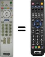 Comandos à distância equivalente Sony KDL-20S2030