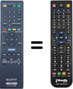 Comandos à distância equivalente Sony BDP-S570