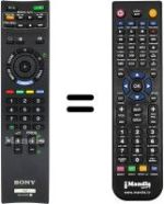 Comandos à distância equivalente Sony KLV-32BX301