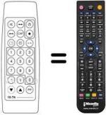 Comandos à distância equivalente Philco 15T4