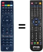 Comandos à distância equivalente Hisense LTDN24W12EU