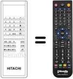 Comandos à distância equivalente Hitachi C15-P / 110VT