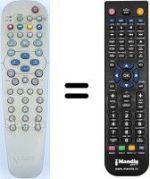 Comandos à distância equivalente Philips 312814713341