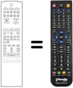 Comandos à distância equivalente Samsung CX6833ZN