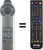 Comandos à distância equivalente Philips 14AA332419B