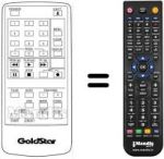 Comandos à distância equivalente LG 597-062F