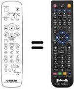 Comandos à distância equivalente LG 597-086F
