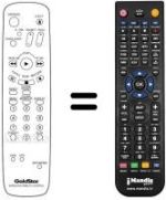 Comandos à distância equivalente LG 597-086G