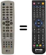 Comandos à distância equivalente LG RL29FB50RQ