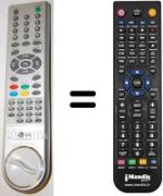 Comandos à distância equivalente LG RE56NZ21RB