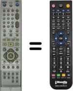 Comandos à distância equivalente LG RH4940V