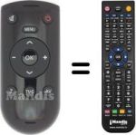 Comandos à distância equivalente Grundig 40VLE8160BP