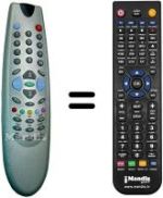 Comandos à distância equivalente Medion MD42211