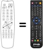 Comandos à distância equivalente Reflex CTV2095 TXT