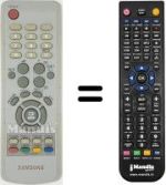 Comandos à distância equivalente Samsung AA59-00312J