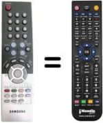 Comandos à distância equivalente Samsung AA59-00370B