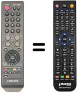 Comandos à distância equivalente Samsung AA5900399D