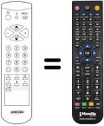 Comandos à distância equivalente Blaupunkt AA59-10023B