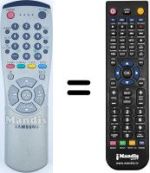 Comandos à distância equivalente Samsung AA59-00116B