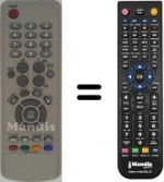 Comandos à distância equivalente Samsung CB15N112T