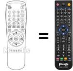 Comandos à distância equivalente Samsung CZ6844W