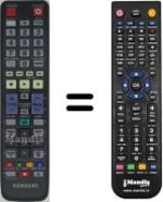 Comandos à distância equivalente Samsung BD-C8900