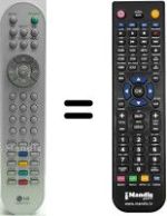 Comandos à distância equivalente LG AKB30377801