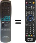 Comandos à distância equivalente Aiwa CX-NS50
