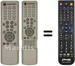 Comandos à distância equivalente Samsung LE32A41B