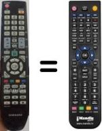 Comandos à distância equivalente Samsung BN59-00681A