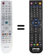 Comandos à distância equivalente Samsung BN59-00864A