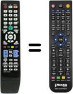 Comandos à distância equivalente Samsung UE32B7090WP/XZG